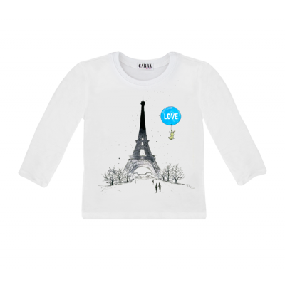 Carra Love in Paris детска блуза